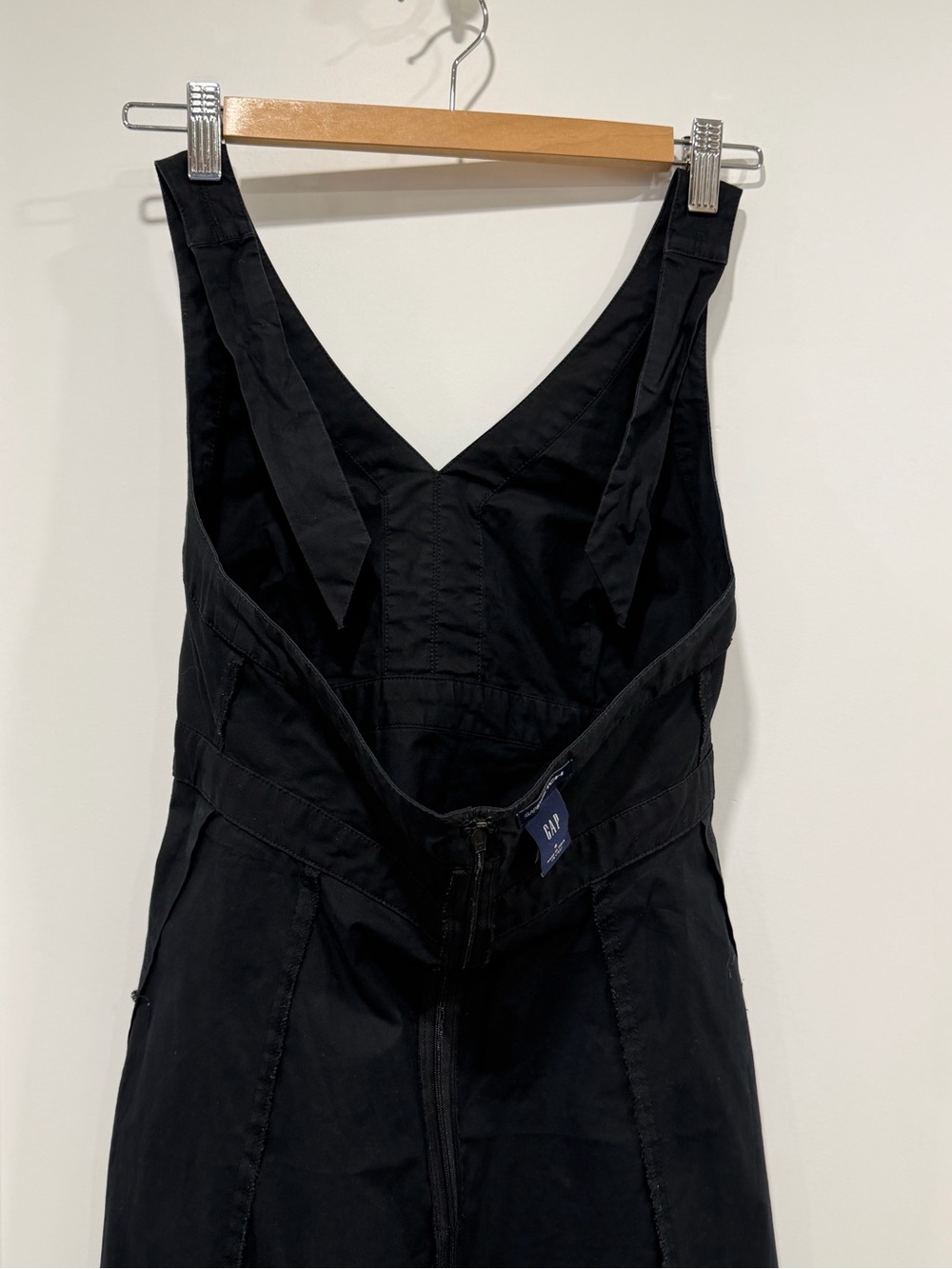 Vintage, Y2K, GAP Black Halter Mini Dress - Picture 16 of 16